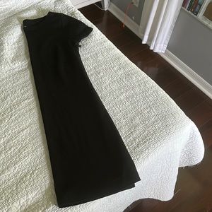 Talbots Sz Large Petite Black Dress